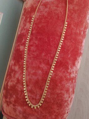 31 inch necklace Madewell Gold Tone Long Necklace